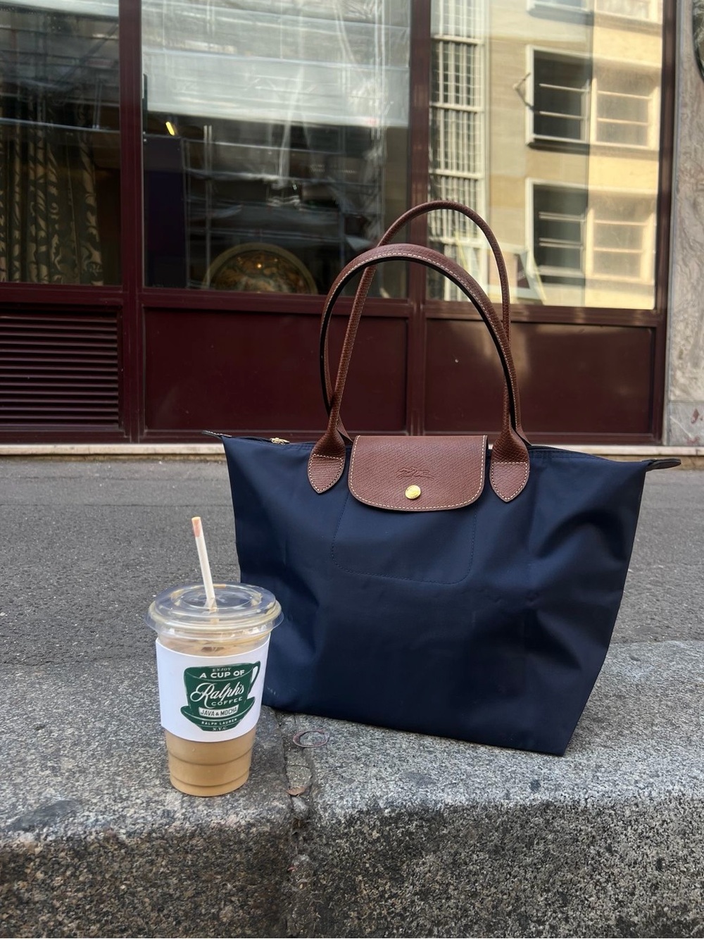 Longchamp Navy size Large